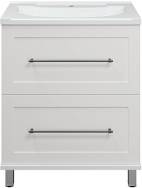 Misty Мебель для ванной Марта 70 белая глянцевая – фотография-3